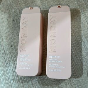 MONDAY Repair Leave-In Conditioner + Keratin for dry to damaged hair - 2 bottles